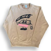 "SLICKY"CREW NECK SWEAT