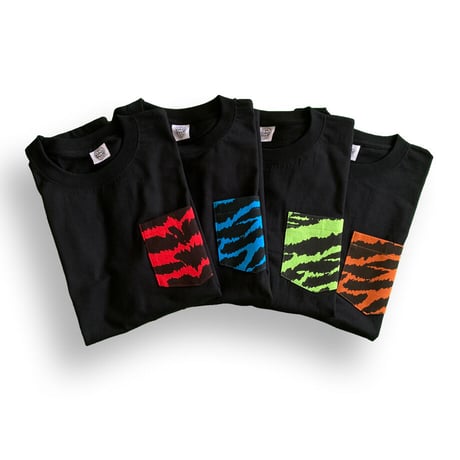 ZEBRA POCKET S/S Tee (SUMMER OF LOVE ORENGE)