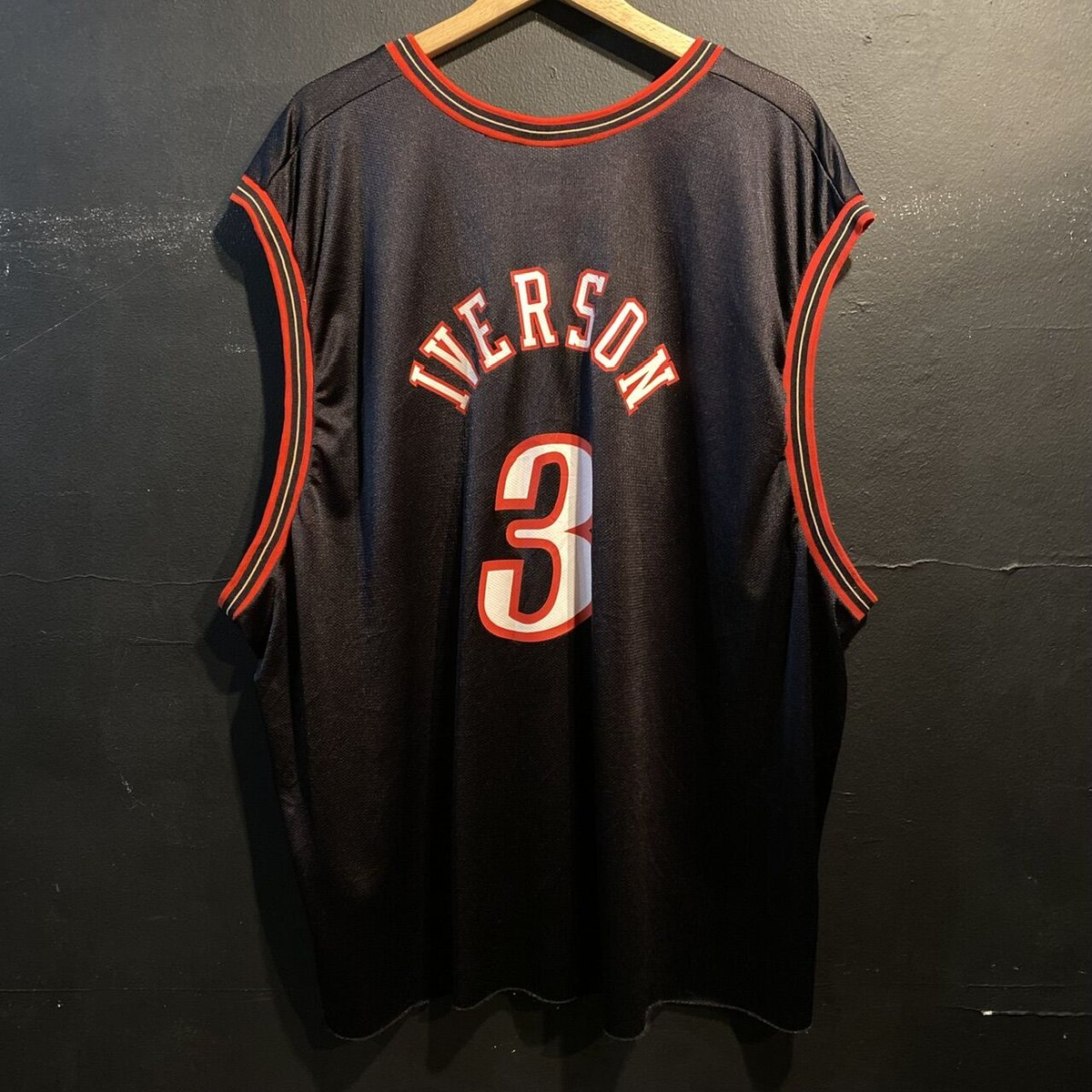 ○SIXERS 厚かっ バスケシャツ IVERSON♡NBA ユニフォーム