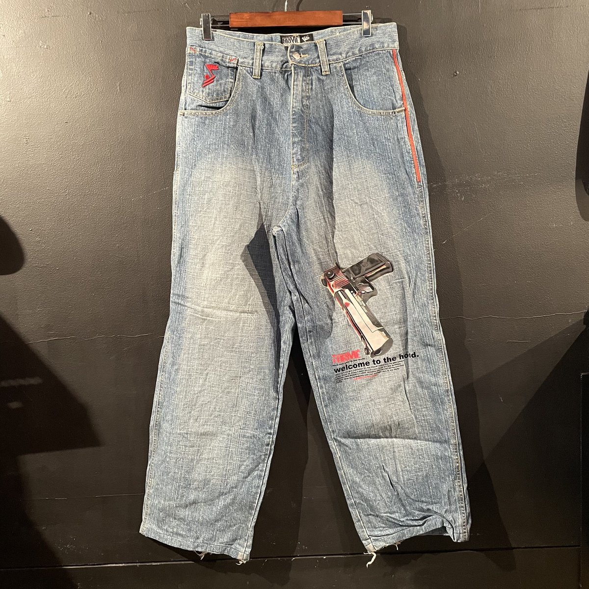 ARIVIE 古着 90s ワイドバギーデニムパンツ ARIVIE 古着 90s ワイドバギーデニムパンツ