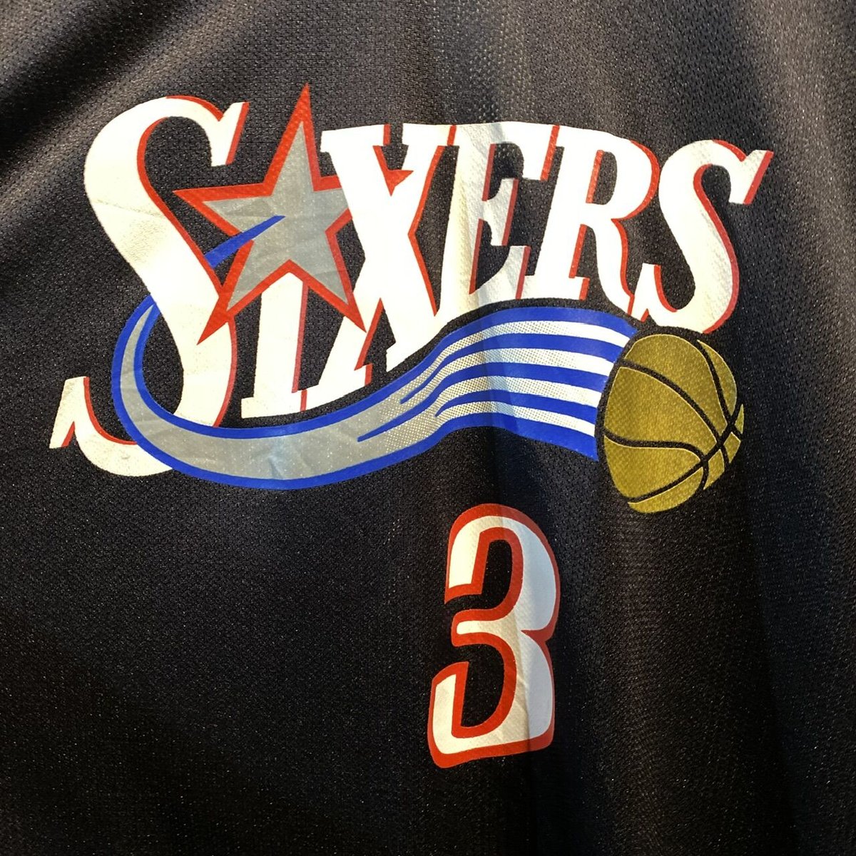 Champion NBA SIXERS IVERSON 3 ゲームシャツ | 古着屋SANGO