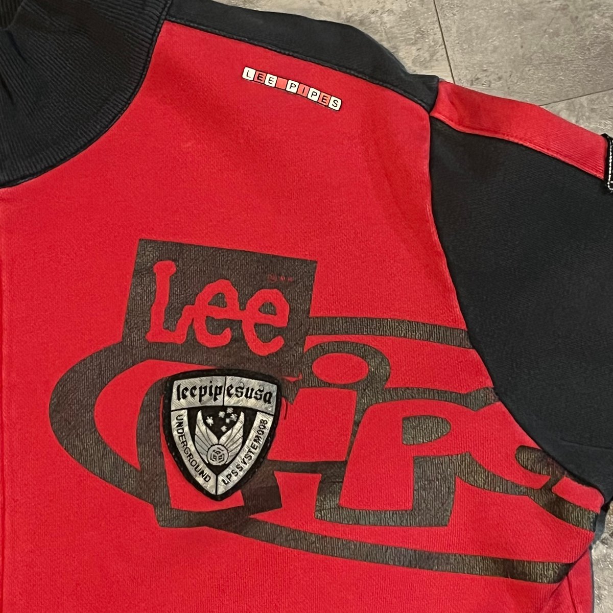 Lee Pipes フロントプリントトラックジャケット 古着屋SANGO