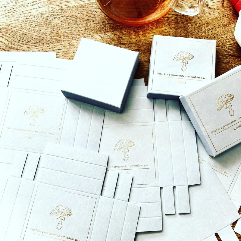 箱入り食いしん坊CARD（トレーシングペーパー封筒10枚入） | Roule