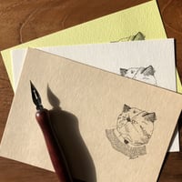 ポストカード（オフセット印刷）ねこ【用紙3種類】