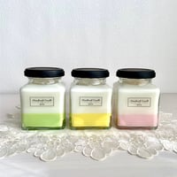 2色のボトルソイキャンドル