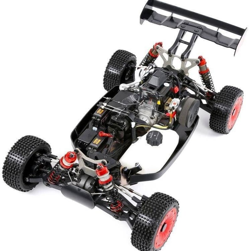 45cc 4WDRCカー V5 High Class Version レッド エンジン・シャー