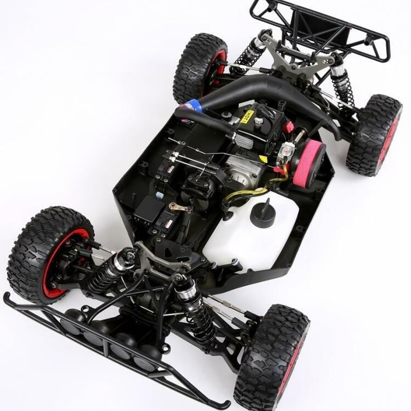 32ccエンジンRCカー4WD ROFUN LT320 2.4Gレッド すべて揃ったエンジン・