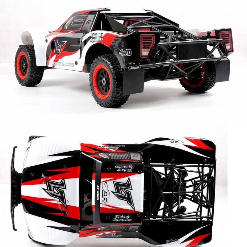 32ccエンジンRCカー4WD ROFUN LT320 2.4Gレッド すべて揃ったエンジン・
