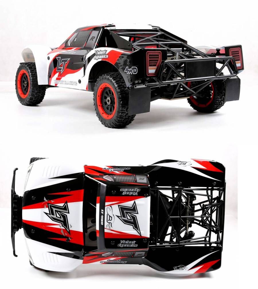 32ccエンジンRCカー4WD ROFUN LT320 2.4Gレッド すべて揃ったエンジン・