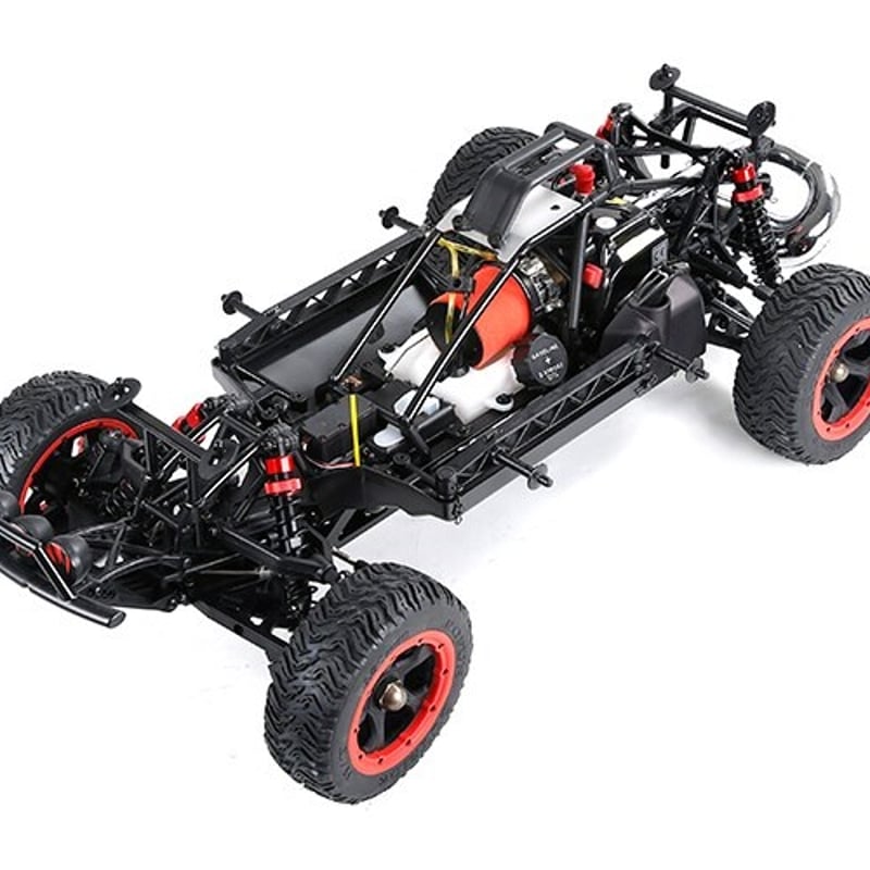 32cc 2WD RCカー BAHA 5T すべて揃ったエンジン・受信機・サーボ・送信