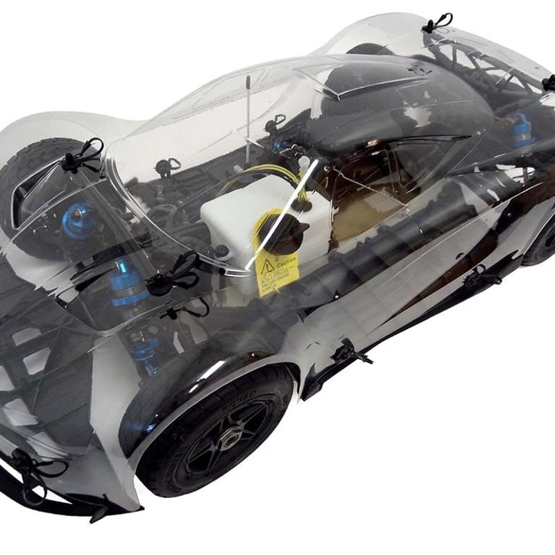 エンジンレス RCカーROFUN F5 4WD クリアモデル すべて揃ったエンジン