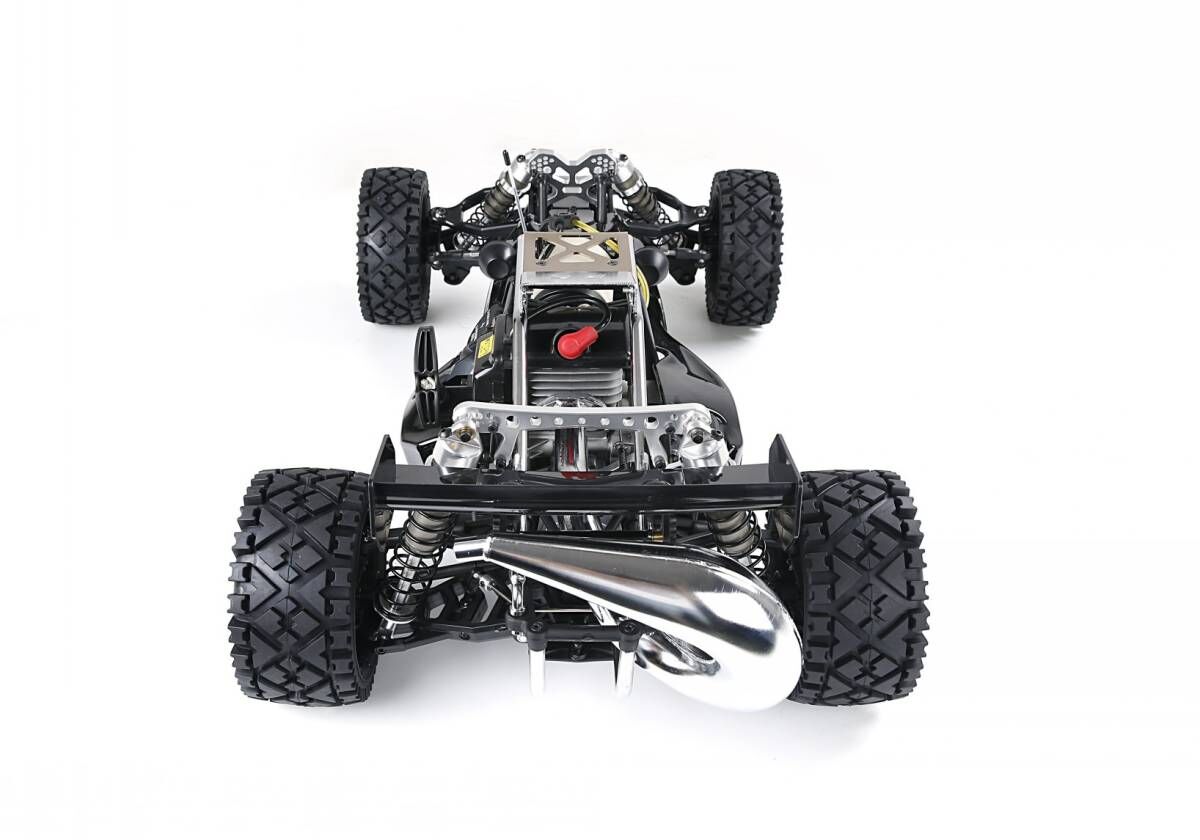 45ccエンジンRCカー 2WD Rovan Baja450A ブラックすべて揃ったエンジン