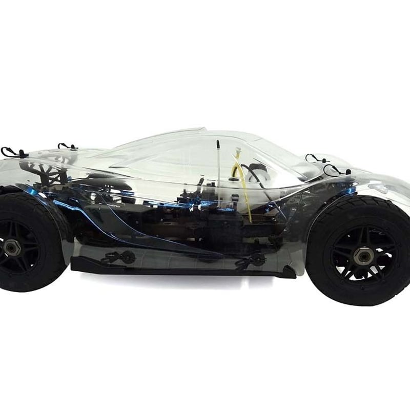エンジンレス RCカーROFUN F5 4WD クリアモデル すべて揃ったエンジン