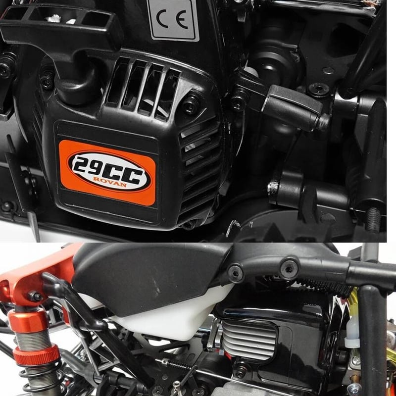 29ccRCカー 2WD ウイリーバー Q-BAJA290-02レッドすべて揃った 29ccRCカー 2WD ウイリーバー Q-BAJA290-02レッドすべて揃った