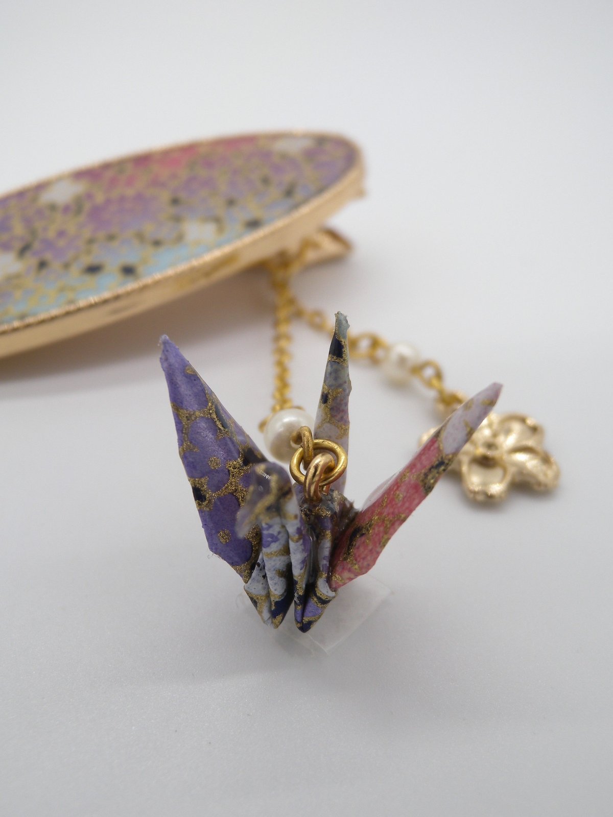 Hair clip [Hydrangea] ヘアクリップ【紫陽花】 | wagocoro or