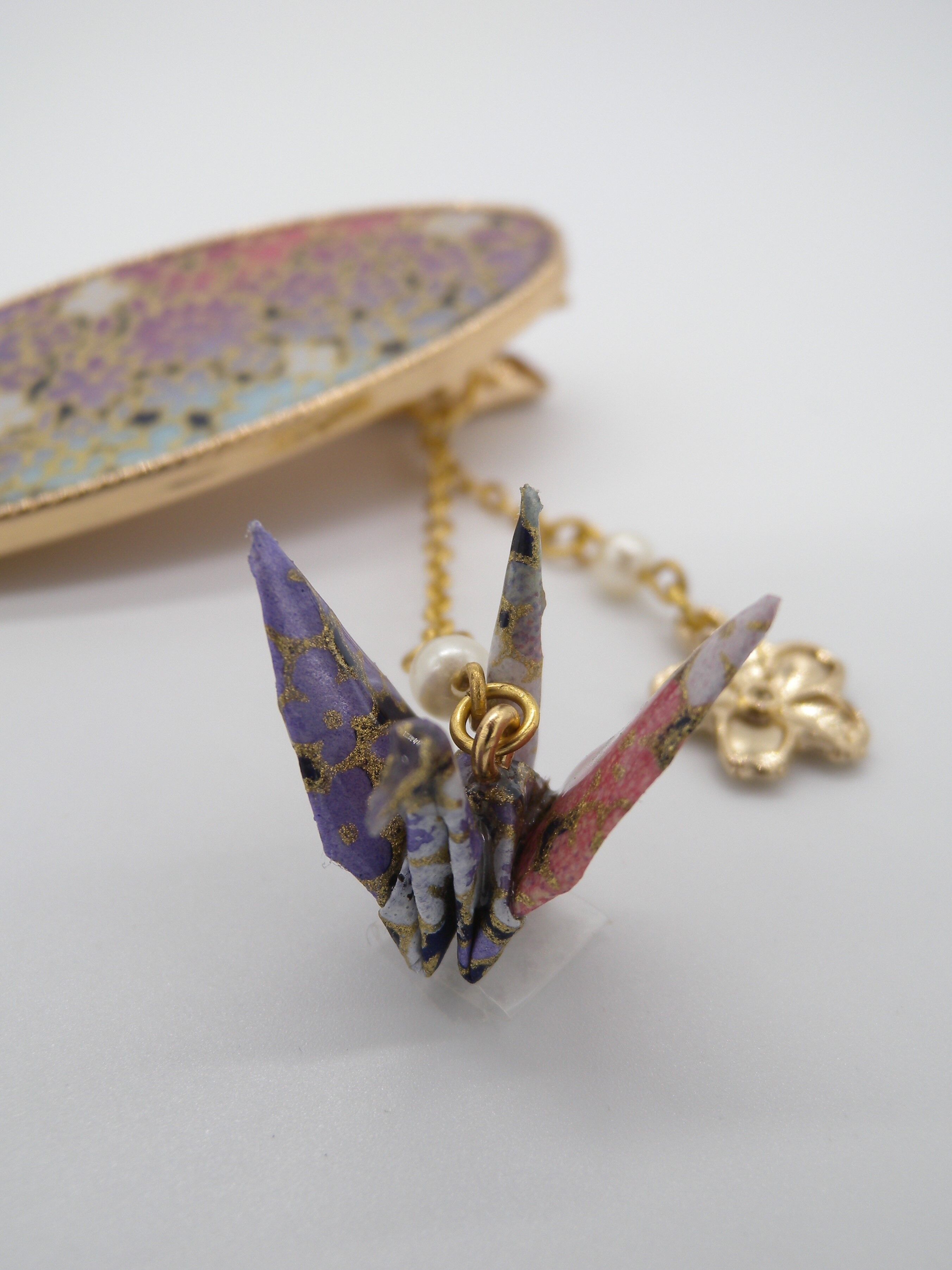 Hair clip [Hydrangea] ヘアクリップ【紫陽花】 | wagocoro or