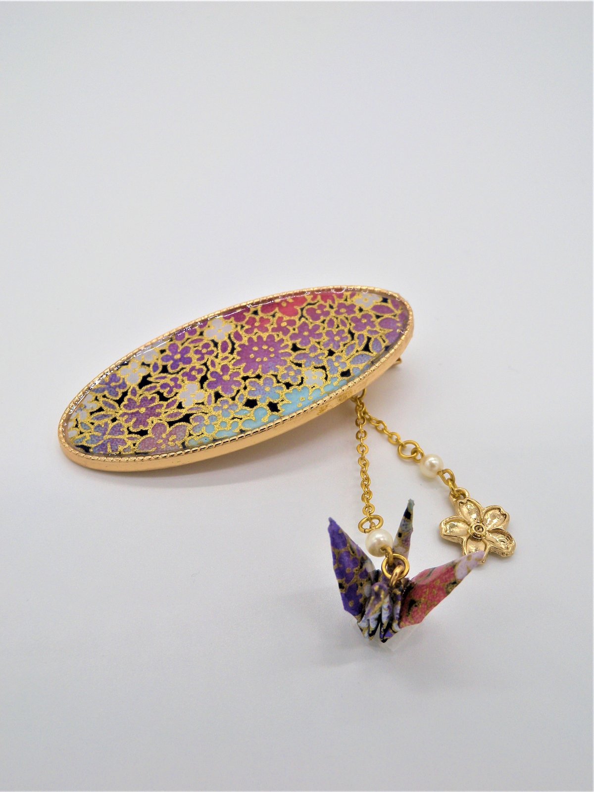 Hair clip [Hydrangea] ヘアクリップ【紫陽花】 | wagocoro or