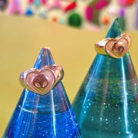 Alien heart ring