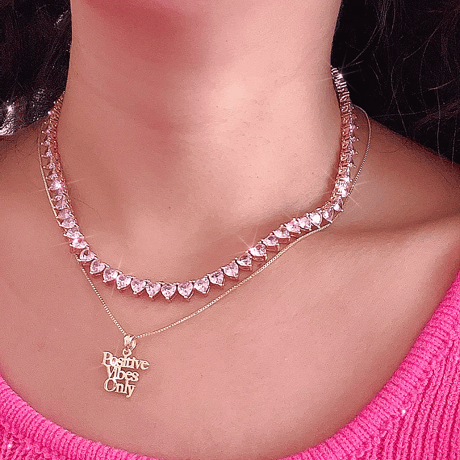 quote necklace①