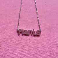 Plants necklace