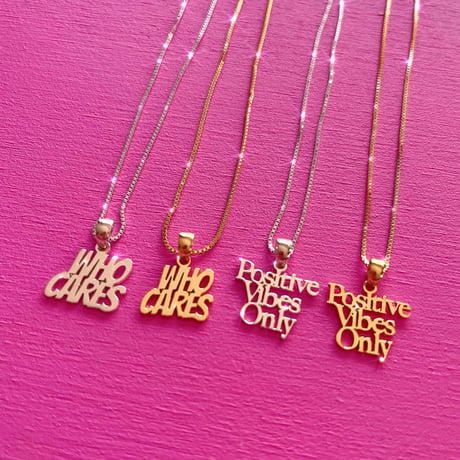 quote necklace①