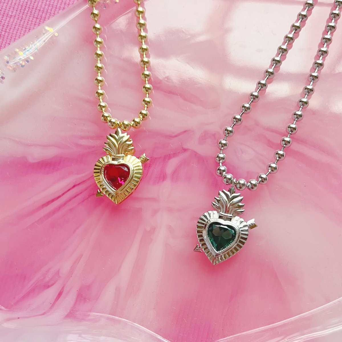 数量限定】コラソンハートネックレス(シルバー) | 89xiiitokyo 数量限定】コラソンハートネックレス(シルバー) | 89xiiitokyo