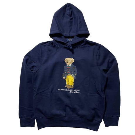 POLO RALPHLAUREN　"POLO BEAR" PULL OVER HOODIE (NAVY)