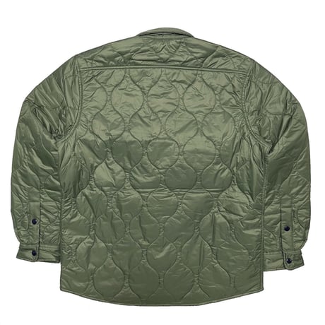 POLO RALPHLAUREN　"PADDED" QUILTING OVERSHIRT (GREEN)