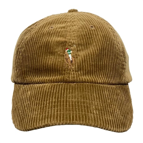 POLO RALPHLAUREN　"CORDUROY" CLASSIC BASEBALL CAP (BROWN)