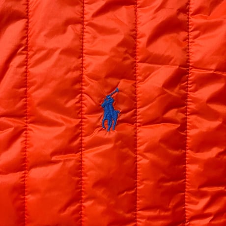 POLO RALPHLAUREN QUILTED SHELL DOWN JACKET(ORANGE)