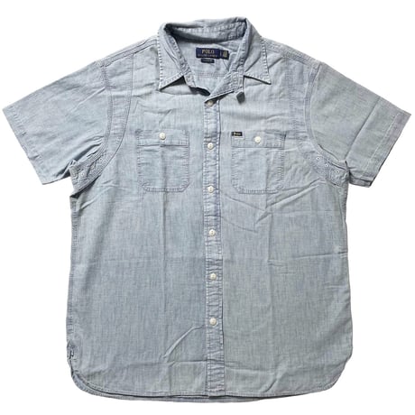POLO RALPHLAUREN　"POLO SPORTSMAN FISHING" CHAMBRAY S/S SHIRT