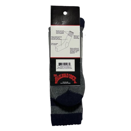 THE RAILROAD SOCK　"WOOL" SOCKS (NAVY)