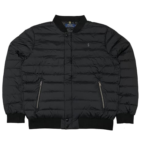 POLO RALPHLAUREN　QUILTED SHELL DOWN JACKET (BLACK)