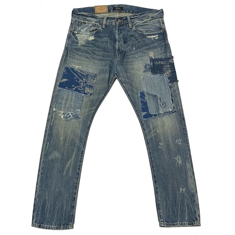 POLO RALPHLAUREN　"THE SUVLIVAN SLIM"　PATCH WORK DENIM