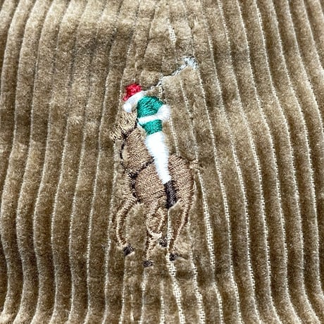 POLO RALPHLAUREN　"CORDUROY" CLASSIC BASEBALL CAP (BROWN)