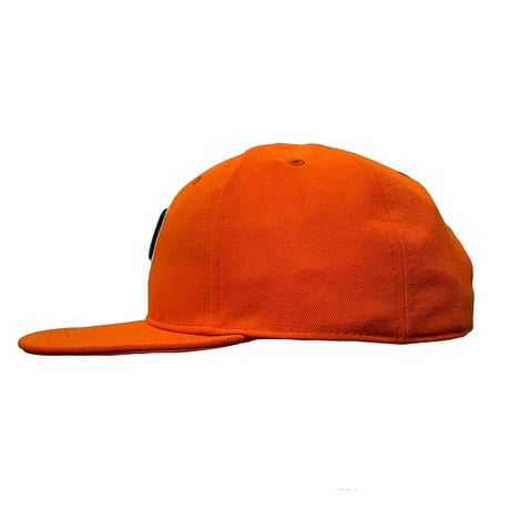 POLO RALPHLAUREN　"P-LOGO" HIGH-CROWN BASEBALL CAP (ORANGE)