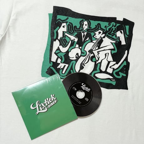 LIXTICK　"Madrugada" TEE&CD SET (WHITE)