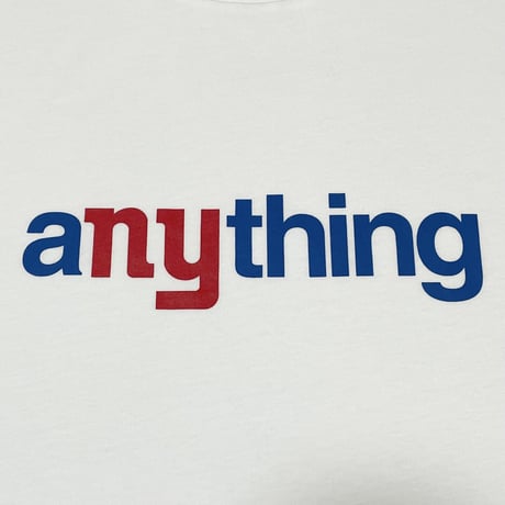 aNYthing　"SPEED BALL "  LOGO Tee