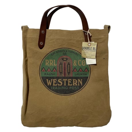 RRL RALPHLAUREN　"CANVAS" TOTE BAG