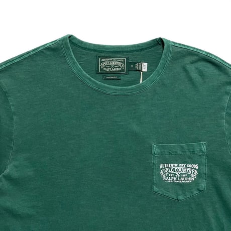 POLO COUNTRY RALPHLAUREN　"LOGO" POCKET L/S TEE