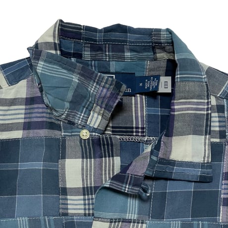 POLO RALPHLAUREN　"PATCH WORK" L/S OPEN COLLA SHIRT
