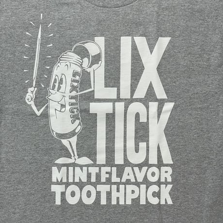 LIXTICK　"MASCOT" S/S T-SHIRT (HEATHER GRAY)