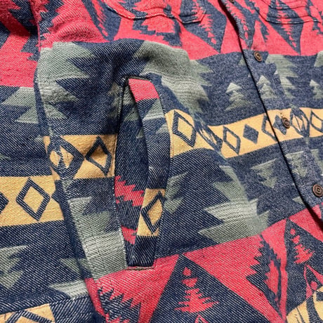 POLO COUNTRY RALPHLAUREN　"NATIVE" FLANNEL SHIRT