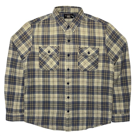 RRL RALPHLAUREN　"PLAID PATTERN" FLANNEL SHIRT