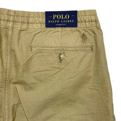 POLO RALPHLAUREN　 "COTTON TWILL" EASY SHORTS (BEIGE)