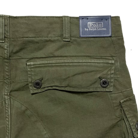 POLO RALPHLAUREN　"HERRINGBONE" CARGO SHORTS