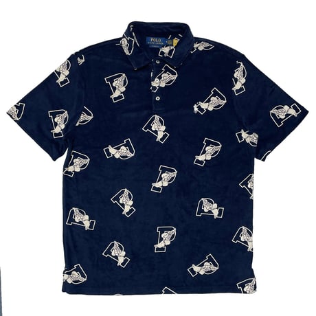 POLO RALPHLAUREN　"WING FOOT" TOWEL POLO SHIRT