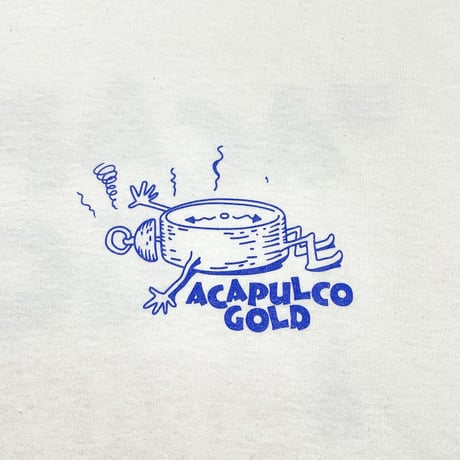 ACAPULCO GOLD　 "NO RUSH" S/S TEE (WHITE)