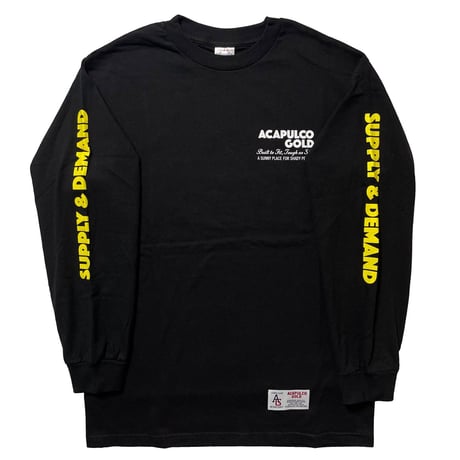 ACAPULCO GOLD　SCALE L/S TEE (BLACK)