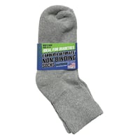 Jefferies Socks　 CAROLINA ULTIMATE  NON-BINDING MIDDLE SOCKS 2PAIR (GREY)